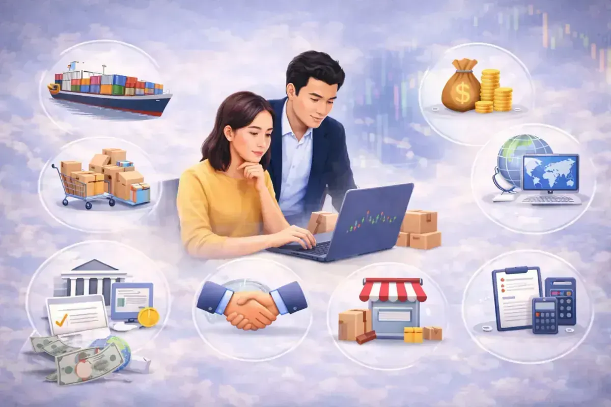 التجارة والسيارات والحلول التجارية
